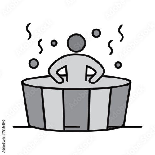 Relaxation Hot Tub Icon