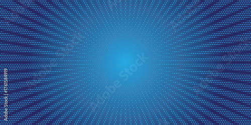 blue speed lines in bright pop art style. Bold red, yellow and orange streaks radiating from center, creating exciting superhero action look. vector