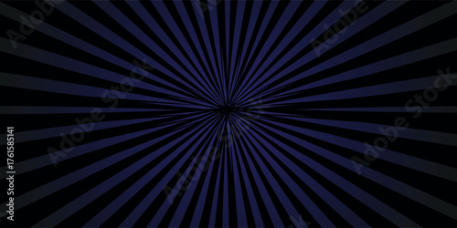 Anime Comic Lines Explosion. Vector Radial Explosion in Cartoon Anime Book Style. Isolated Thunderbolt Illustration