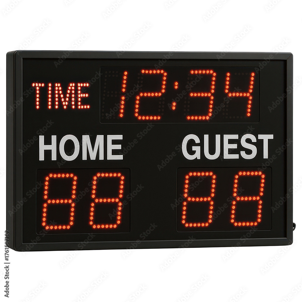 Fototapeta premium Led Scoreboard Display for Competition Results Event Tracking