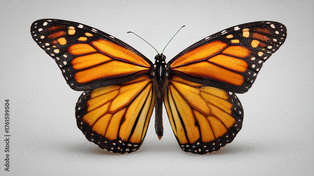 Obraz premium Isolated Monarch Butterfly
