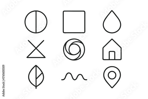 Different kind of vector icon
