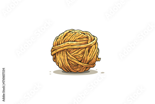 Soft woolen yarn soft isolated
