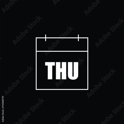 Thursday Calendar Day Icon