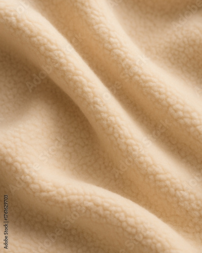 Soft Fleece Texture – vertical folds / フリースの起毛テクスチャ（縦・大きな折り）