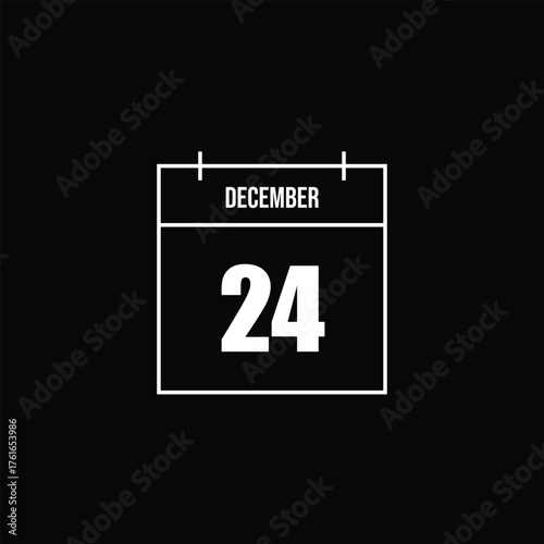 December 24th Calendar