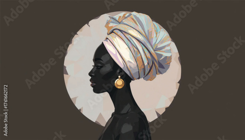 Hand-drawn illustration set depicting the diverse lifestyles of African  women, (13).eps