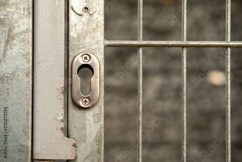 Door without lock installed - Concept of insecure and unsafe software systems