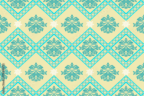 seamless damask pattern