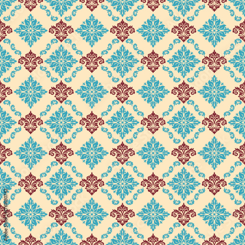 seamless damask pattern