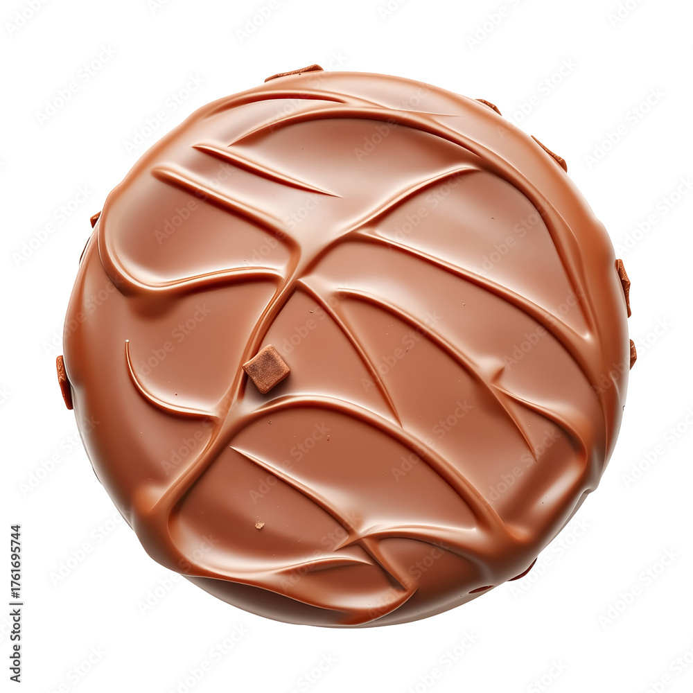 Obraz premium Indulge in this decadent chocolate delight a smooth rich treat sweet cravings and gourmet desserts isolated on png transparent background