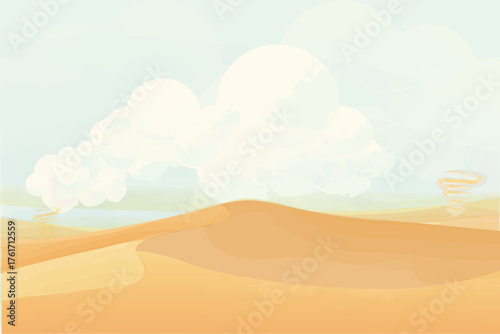 sand dune in the sahara desert