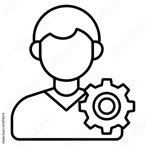 man with gear