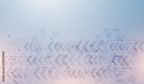 Motherboard technology circuit board background texture design. Creative idea AI banner concept for internet technology. Digital motherboard concept for poster, cover, banner, header, web template