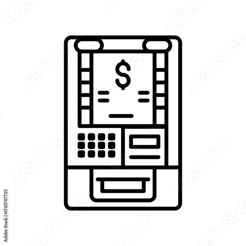Atm machine icon