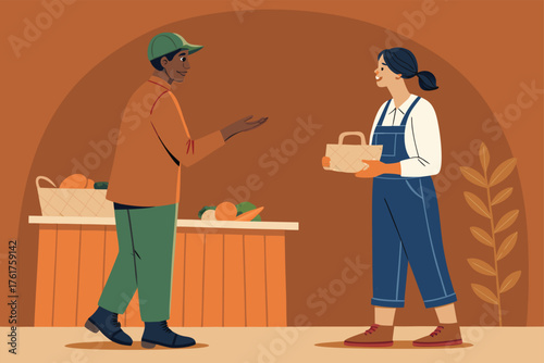 A lively negotiation over a good deal.