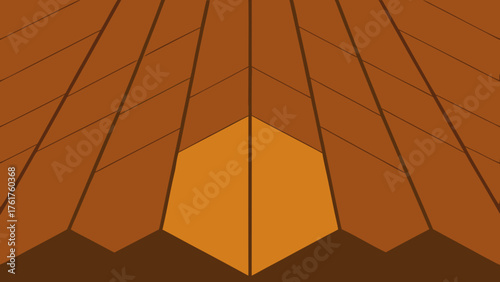 Rustic Brown Wood Flooring Illustration