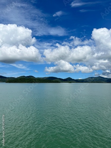 lake and mountains