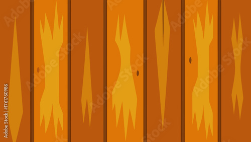 Weathered Pine Panel Background Illustration