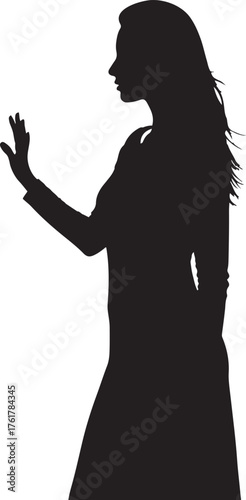 Elegant illustration of a woman s hand in a graceful pose