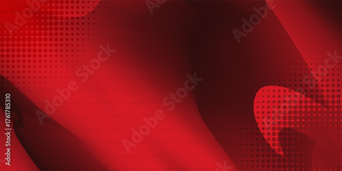 red and black halftone background. vector illustration