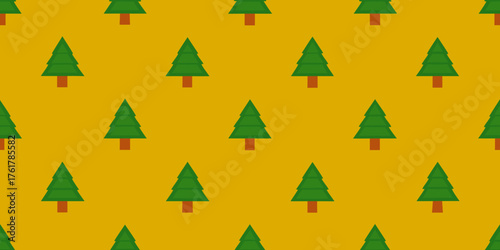 Seamless Pine Plank Design Illustration