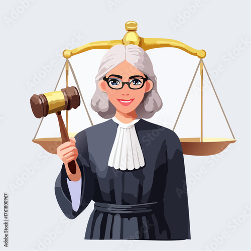 Icône du métier de justice et droit