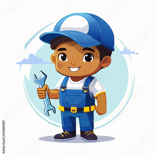 Icône professionnelle de réparation auto