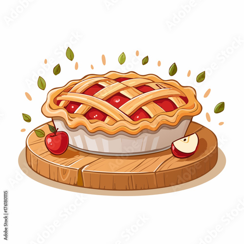 Illustration douce et appétissante