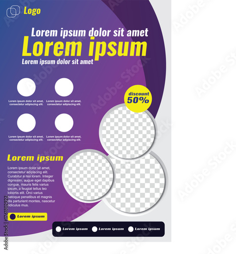  flyer design elegant modern