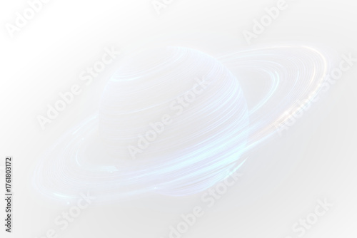 png Saturn with ringed planets over a cosmic galaxy background