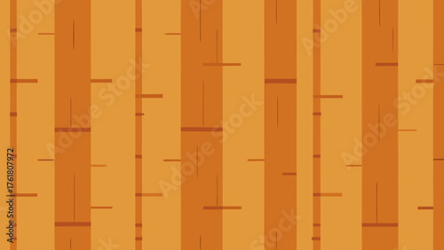 Matte Birch Flooring Wallpaper Illustration