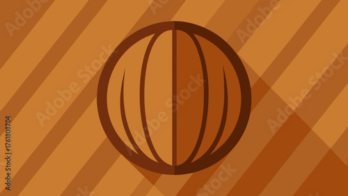 polished walnut plank background illustration