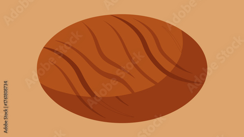 polished walnut wood surface illustration