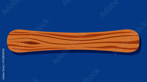 Smooth Driftwood Plank Texture Illustration