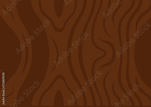 Smooth Dark Oak Wall Texture Illustration