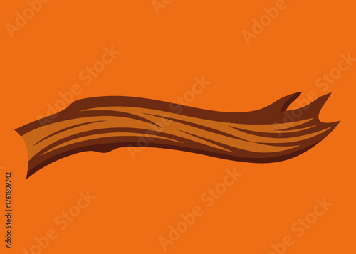 Smooth Reclaimed Driftwood Wall Illustration