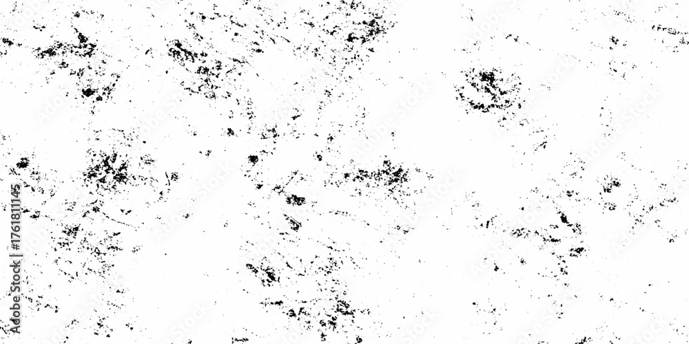 Obraz premium White and black sketch grunge backgrounds to create a distressed grain effect. rough urban texture vector. damaged crack and scratch dust wall texture. black splash on transparent background.