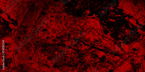 Abstract dark red grunge background with scratches and cracks wall. empty concrete dark wall background texture. red stucco wall background texture. red and black marble stone texture.