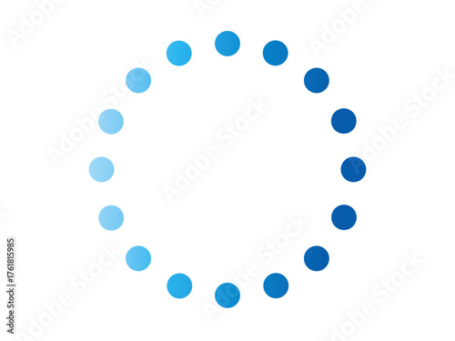 カラフルな水玉模様