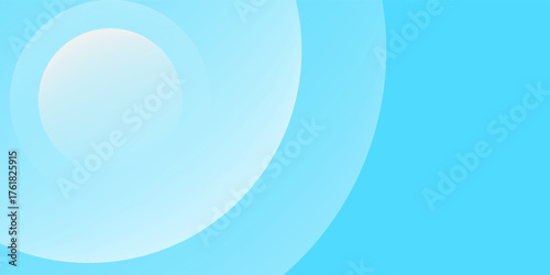 Abstract light blue geometric background with circles design.  Perfect for Business background hitech technology digital design illustration web template background backdrop desktop wallpaper bubbles.