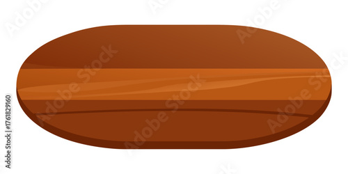 polished walnut plank surface illustration