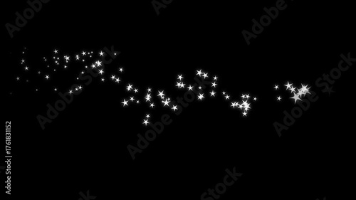 Wallpaper Mural Twinkle star glitter sparkle, white cartoon, flat, vector, doodles style stars blinking, Christmas Star Twinkle Animation with Glitter Effect on black Screen Background. 4k Torontodigital.ca