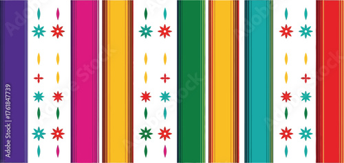 vertical striped floral pattern adding a joyful modern look to textile projects wallpapers or background layouts