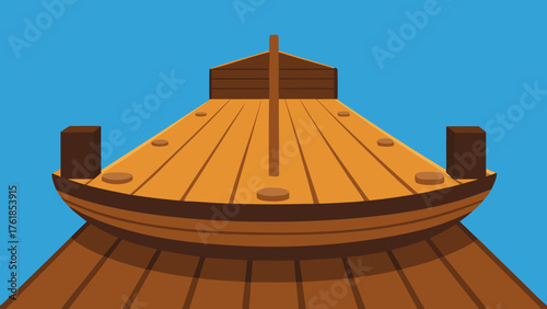 vintage ship deck wood plank illustration