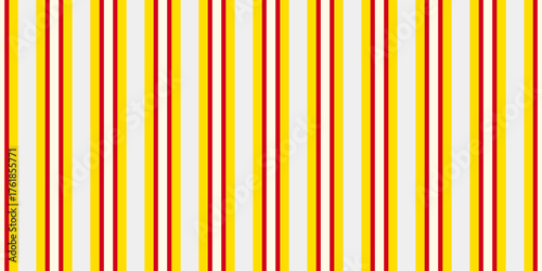 Vibrant vertical stripes in yellow, red, and cream create a cheerful, retroinspired pattern. Perfect for textile design, website backgrounds, or any project needing a bold, playful aesthetic.