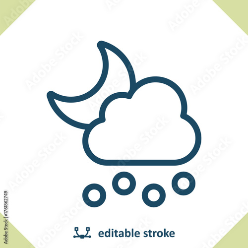 Hail Icon - Hailstorm, Cloud, Hail Storm, Weather, Hailstone, Moon