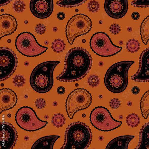 Retro lovely on geometric herbal. Simplicity beauty and buta henna. Decor ethereal in ethnicity petal.
