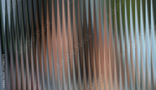 Abstract striped lines that create a sense of verticality and movement