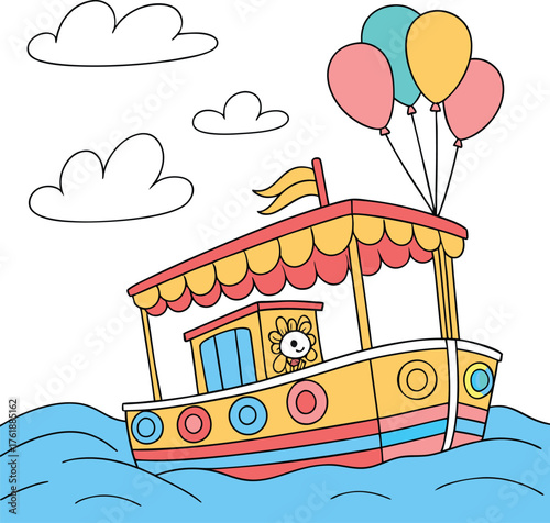 Pontoon vector Design File, Pontoon vector File, Pontoon vector Eps File